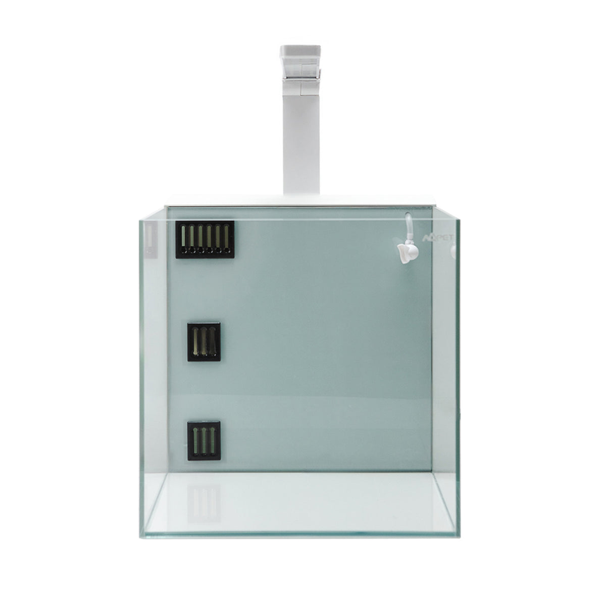AQPET KUBIC 50 HINTEN WEISS - MIT HINTERFILTER - 50X50X50 CM 8MM