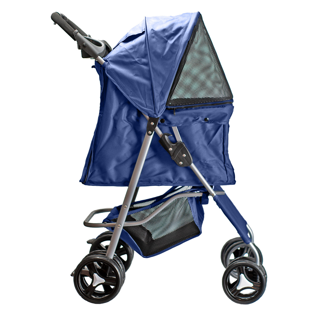 AQPET FRIENDS Bequemer und praktischer Kinderwagen für Hunde mittlerer/kleiner Größe für Hunde und Katzen Sichere Reise