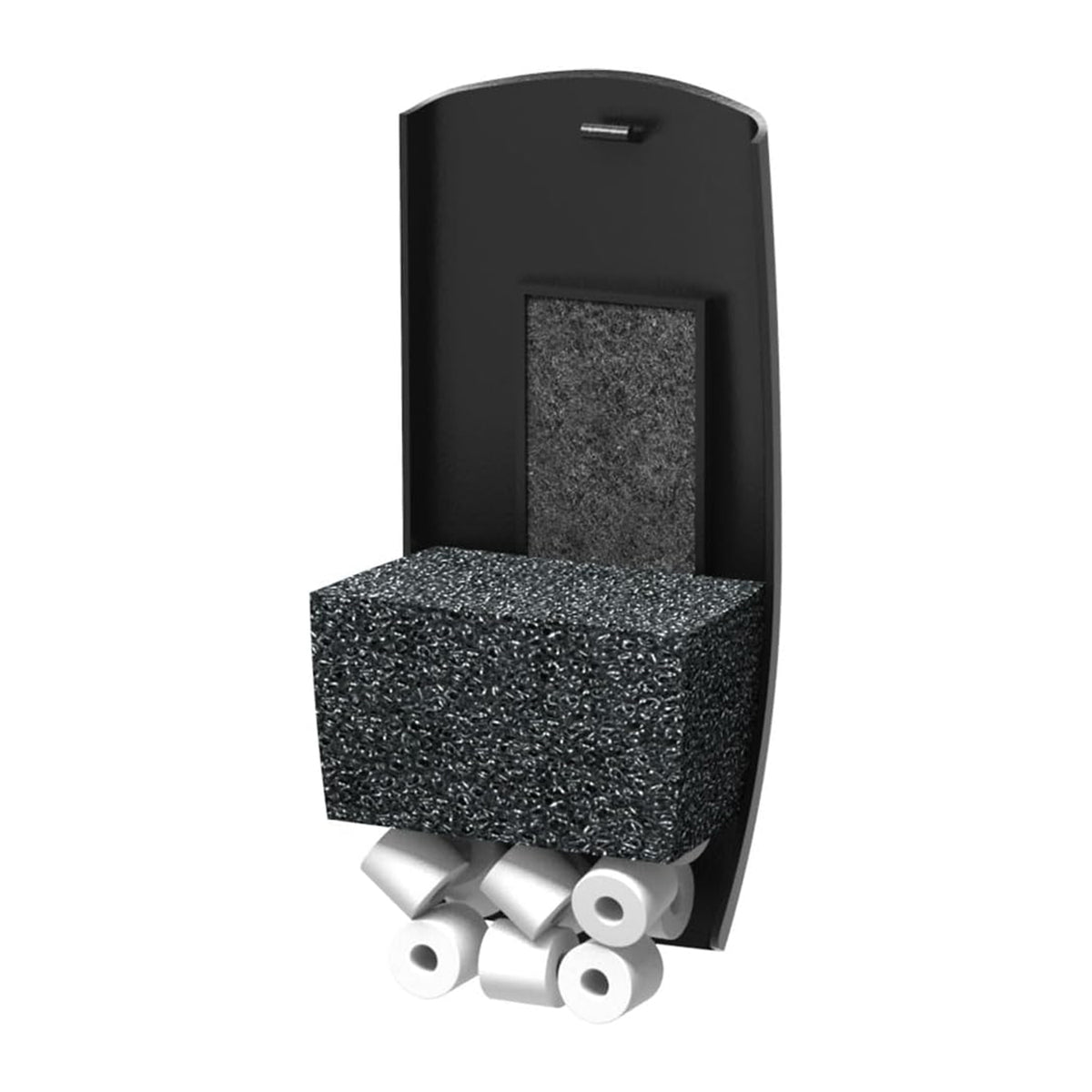 AQPET AQUARIUM SIMPLY LED 30 SCHWARZ KOMPLETT MIT LICHT UND FILTER - 39X22X30 H CM