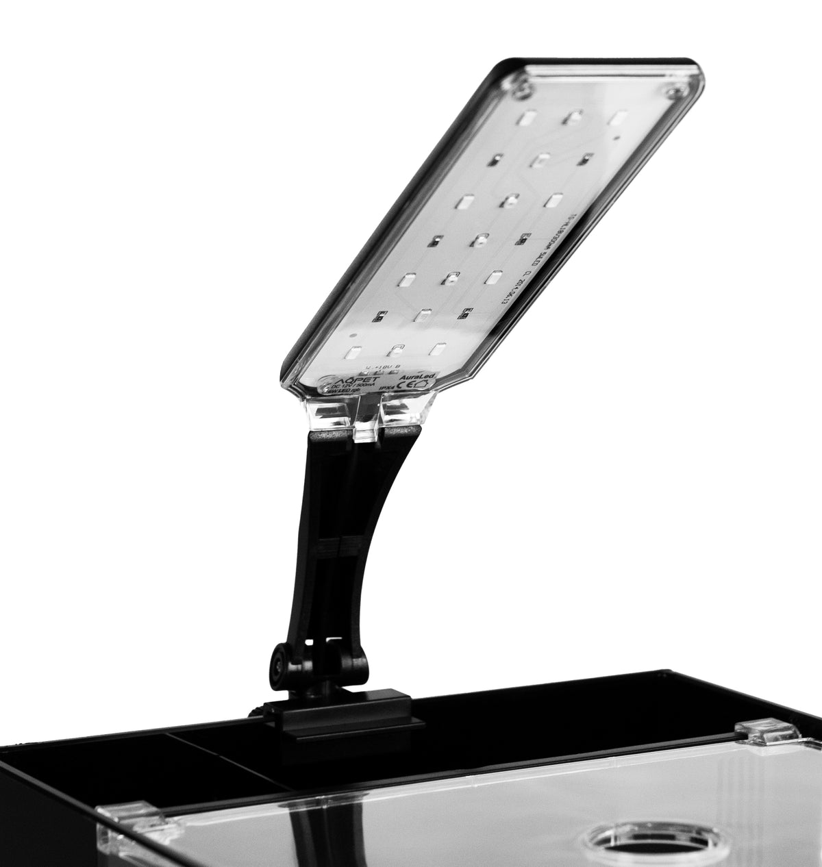 AQPET GLAS-AQUARIUM QUBE 25 KOMPLETTSET LICHT + PUMPE + FILTERMATERIALIEN