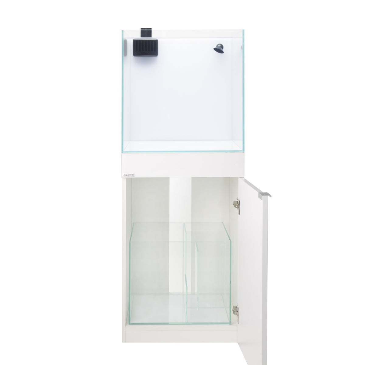 AQPET AQUARIUM-SET KUBIC 50 REEF AUS EXTRAKLARGLAS WEISS