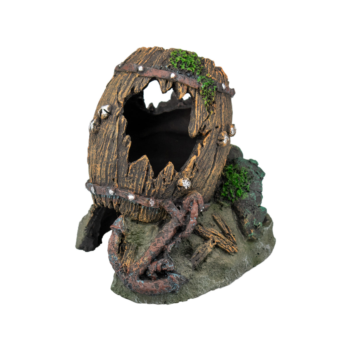 AQPET DECORART DEKORATION FÜR AQUARIEN MOD. DEEP BARREL 12,5*11*12,5