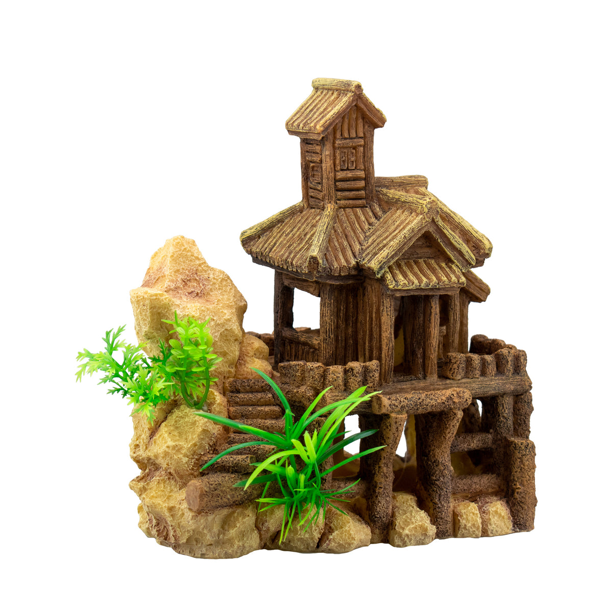 AQPET DECORART AQUARIUMDEKORATION MOD. WOOD CASTLE 19*13*19