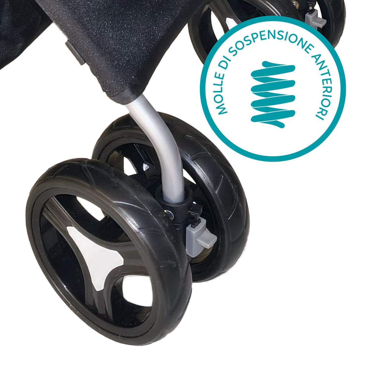 AQPET FRIENDS Bequemer und praktischer Kinderwagen für Hunde mittlerer/kleiner Größe für Hunde und Katzen Sichere Reise