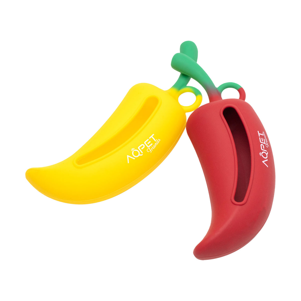 AQPET FRIENDS Clean Up Spender Beutel Spicy aus weichem Silikon