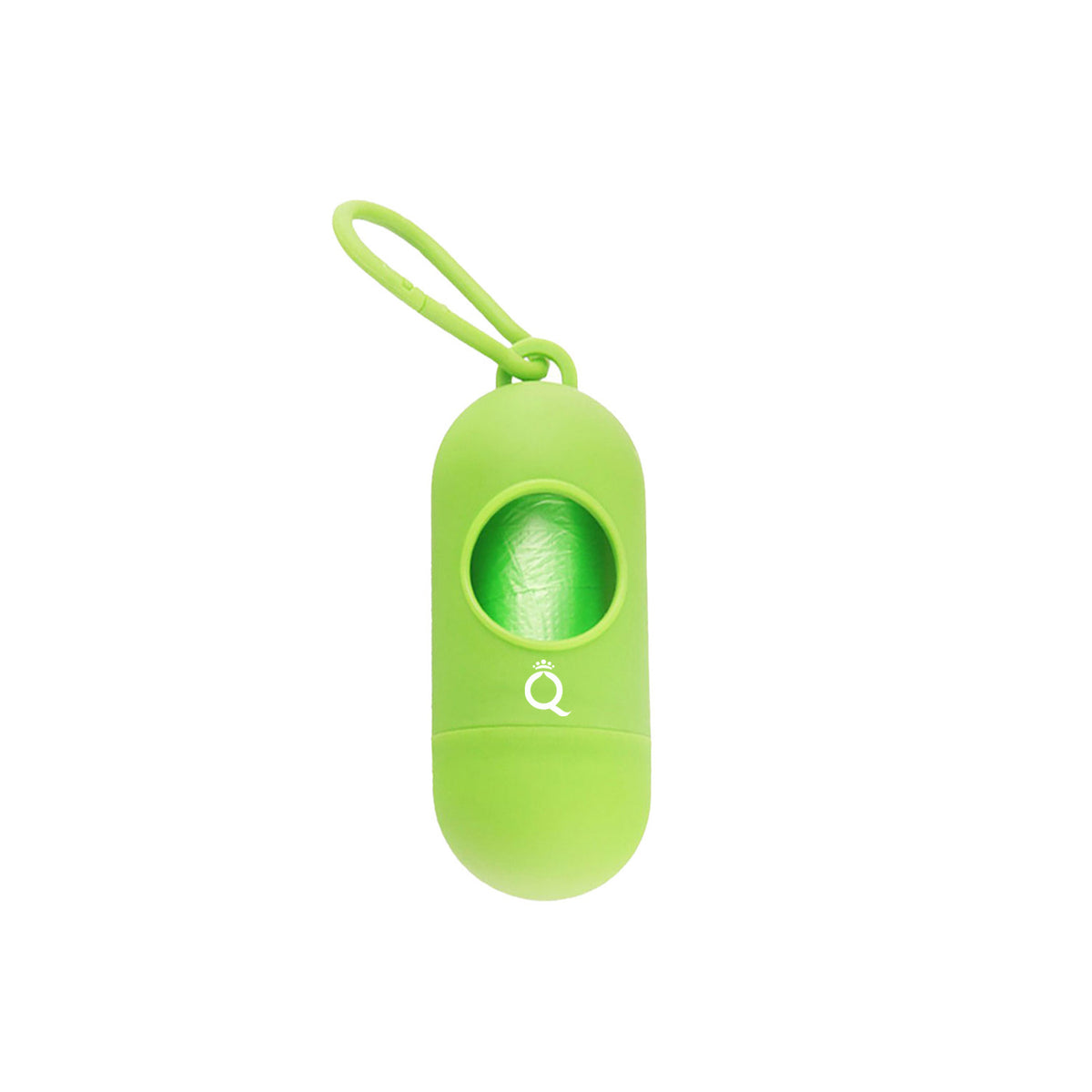 AQPET FRIENDS CleanUp Case Spender für Hygienebeutel aus Kunststoff mit Karabiner Inklusive Kotbeutel