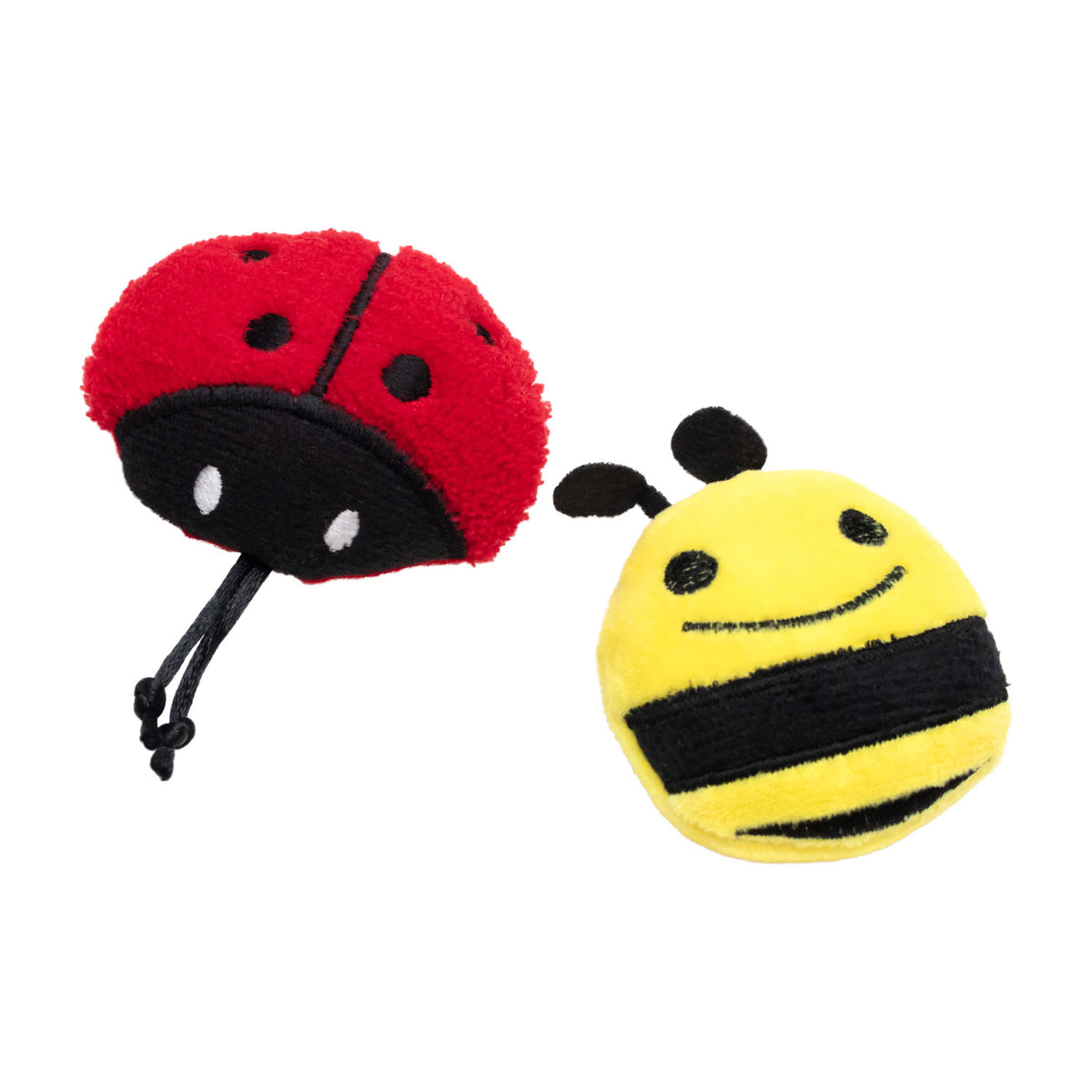 AQPET FRIENDS Katzenspielzeug Stoff-Insekten mit Katzenminze - 8 cm Katzenspielzeug