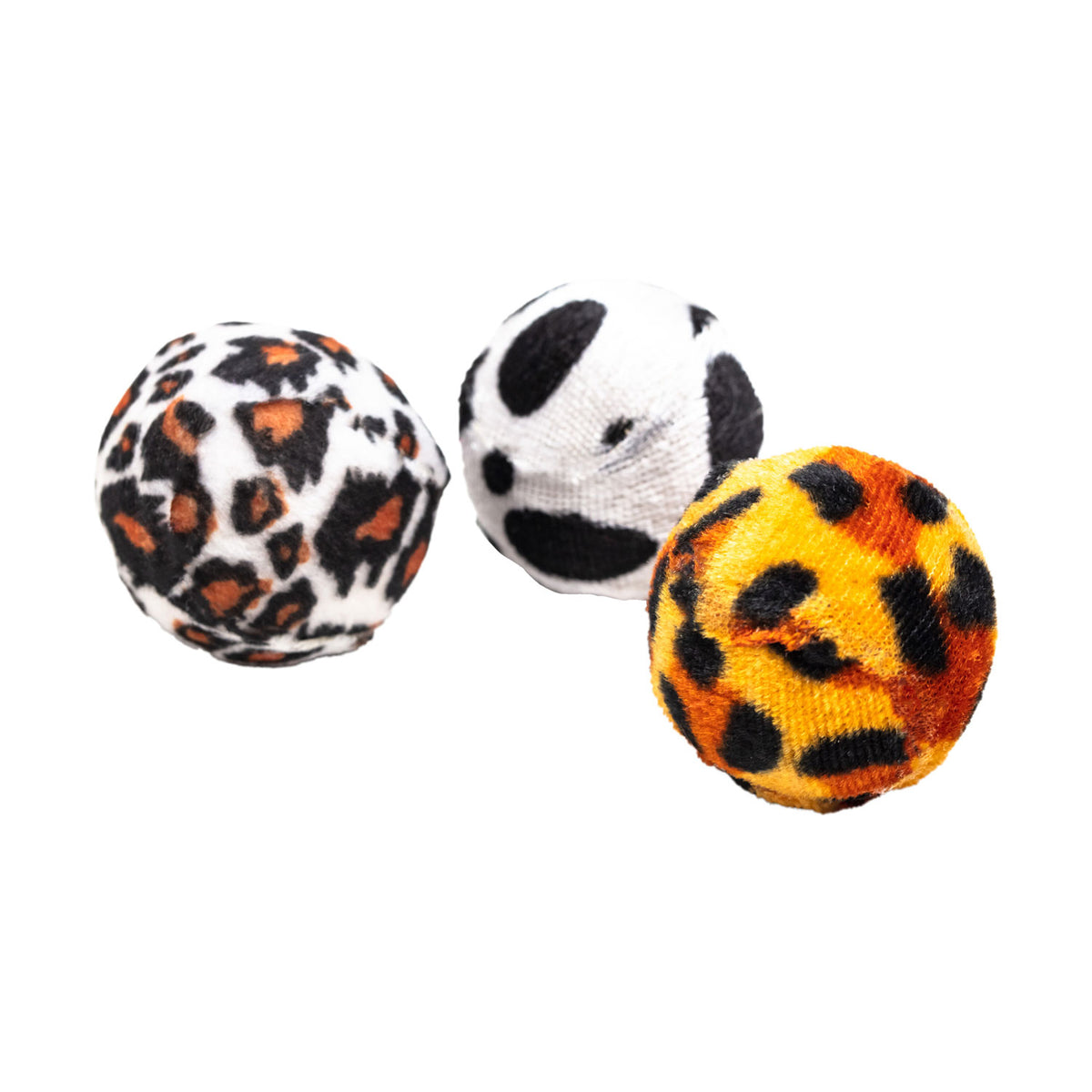 AQPET FRIENDS Katzenspielzeug Rasseln mit Plüsch - 3,5 cm Katzenspielzeug