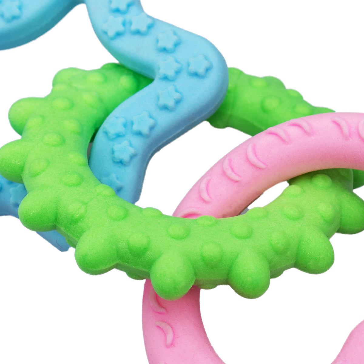 AQPET FRIENDS AQPET Hundespielzeug Dentale Gummikette mit Formen 18 X 8 Cm Spielzeug für Hunde Spaß Haustier