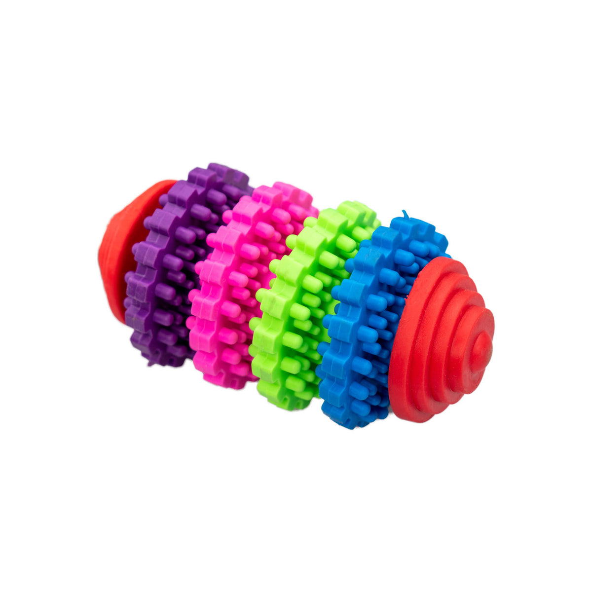 AQPET FRIENDS AQPET Hundespielzeug Dental-Farbzylinder aus Gummi Spielzeug für Hunde Spaß Haustier