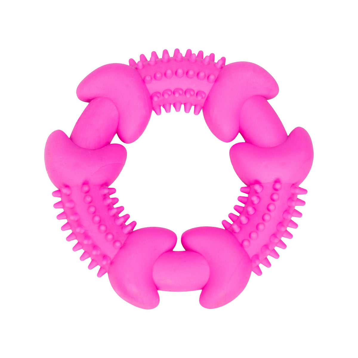 AQPET FRIENDS AQPET Hundespielzeug Dental Donut aus Gummi 11 x 3 cm Spielzeug für Hunde Spaß Haustier