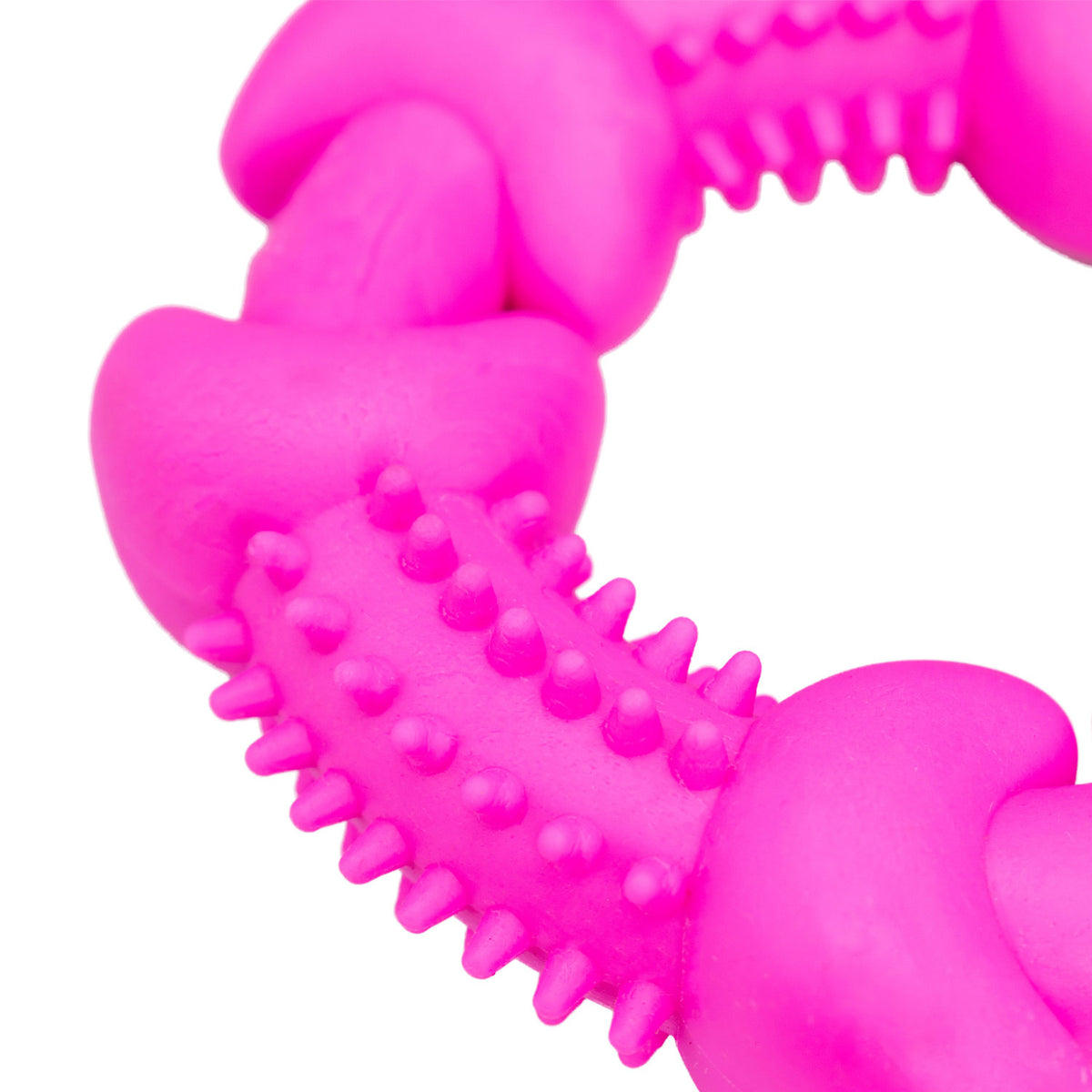 AQPET FRIENDS AQPET Hundespielzeug Dental Donut aus Gummi 11 x 3 cm Spielzeug für Hunde Spaß Haustier