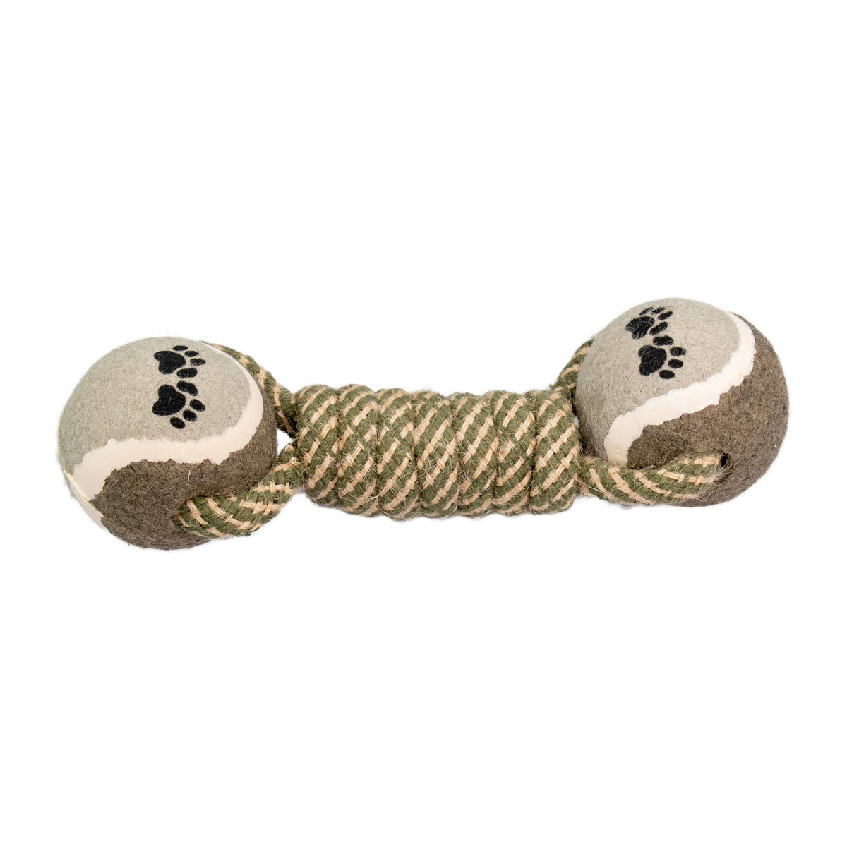 AQPET FRIENDS AQPET Hundespielzeug Seil Tennisbälle mit Seil 22 x 7 cm Spielzeug für Hunde Spaß Haustier