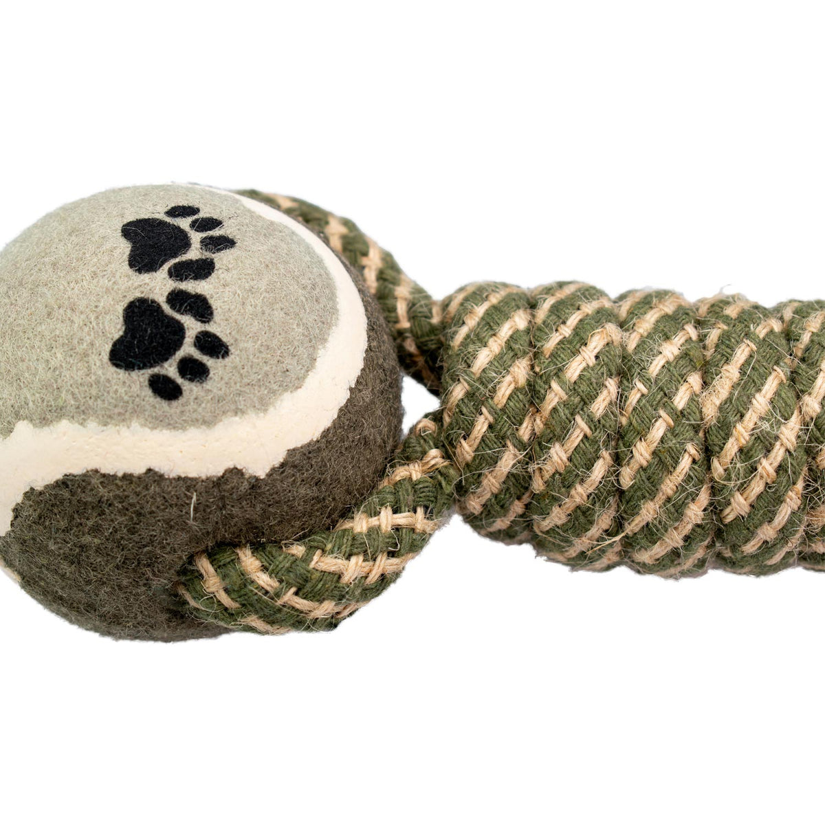 AQPET FRIENDS AQPET Hundespielzeug Seil Tennisbälle mit Seil 22 x 7 cm Spielzeug für Hunde Spaß Haustier