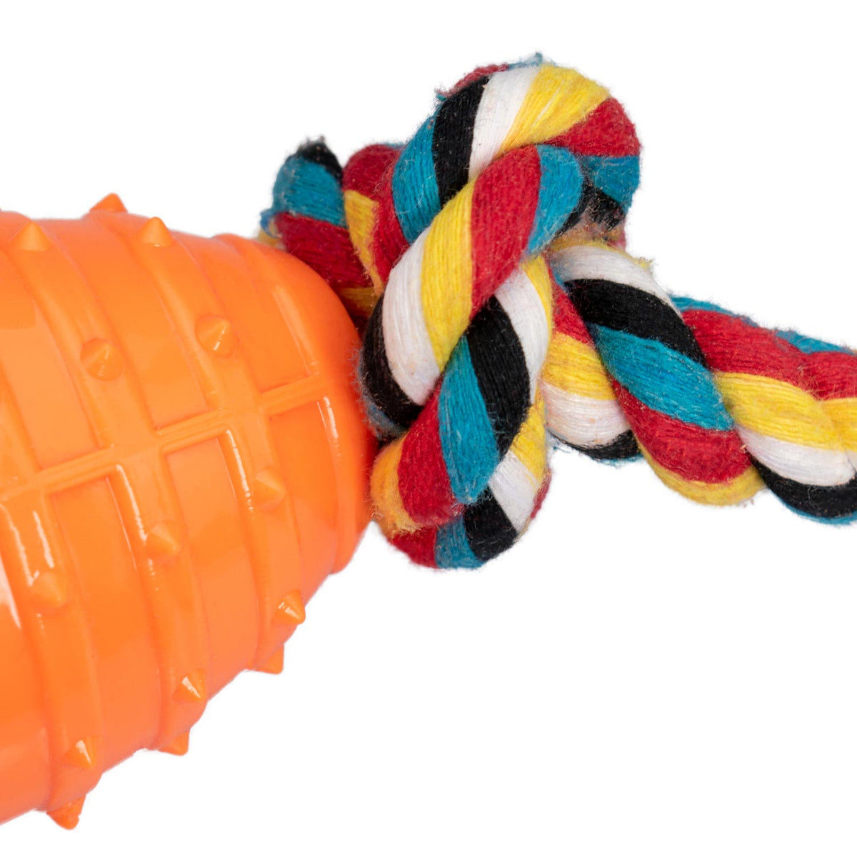 AQPET FRIENDS AQPET Hundespielzeug Smarty Seil und ovaler Gummiball 38 cm Spielzeug für Hunde Spaß Haustier