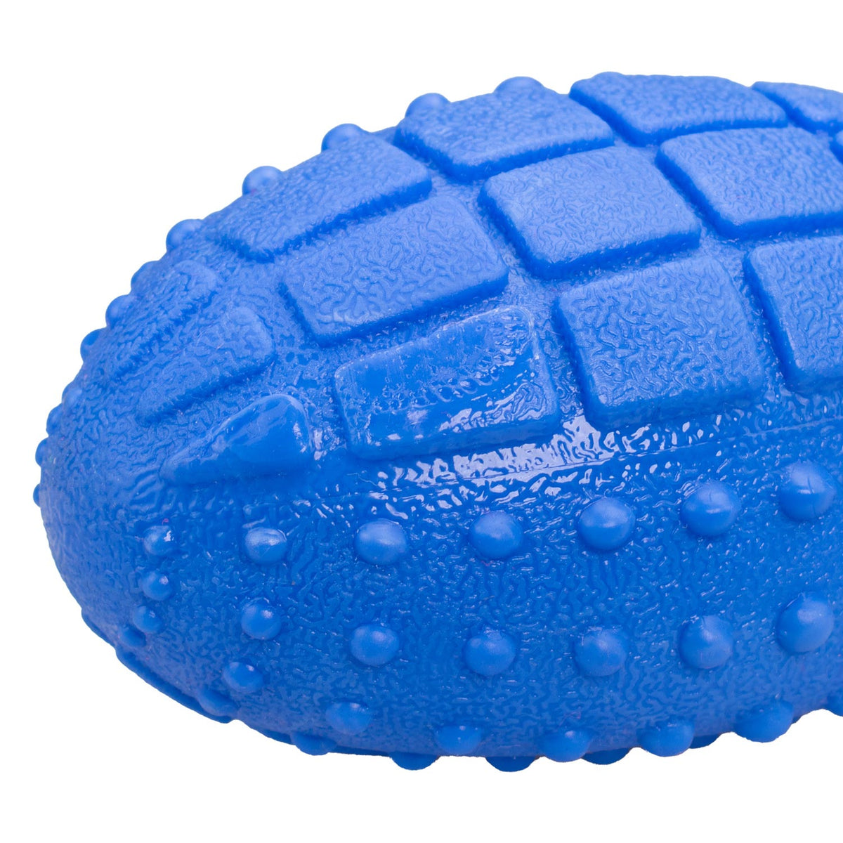 AQPET FRIENDS AQPET Hundespielzeug Starker Gummi-Rugbyball mit Seil 28 x 9 cm mit Soundeffekt Spielzeug für Hunde Spaß Haustier