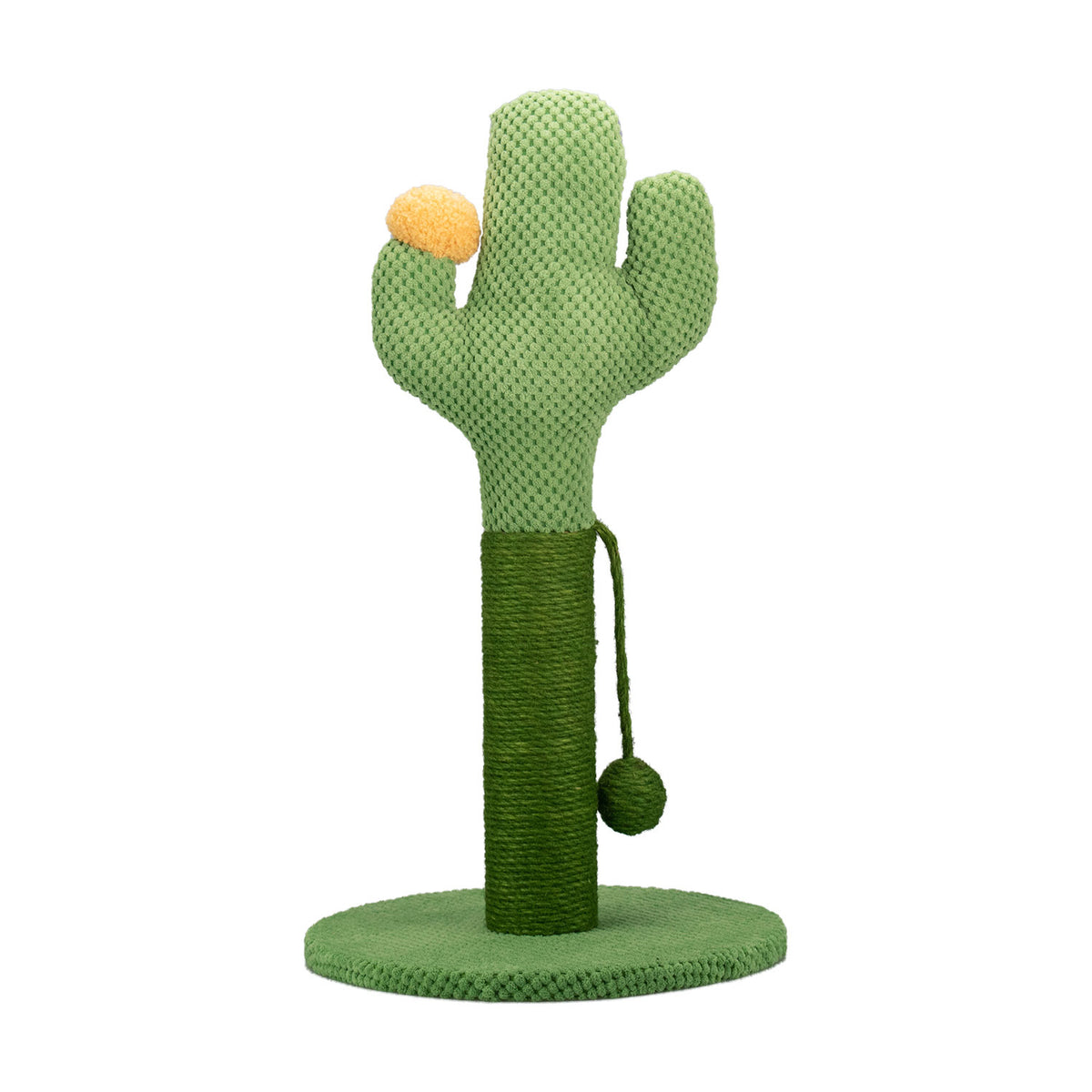 AQPET FRIENDS Kratzbaum Kaktus 54 cm mit Katzenhöhle Spielbaum Kratzmöbel für Katzen, Grün