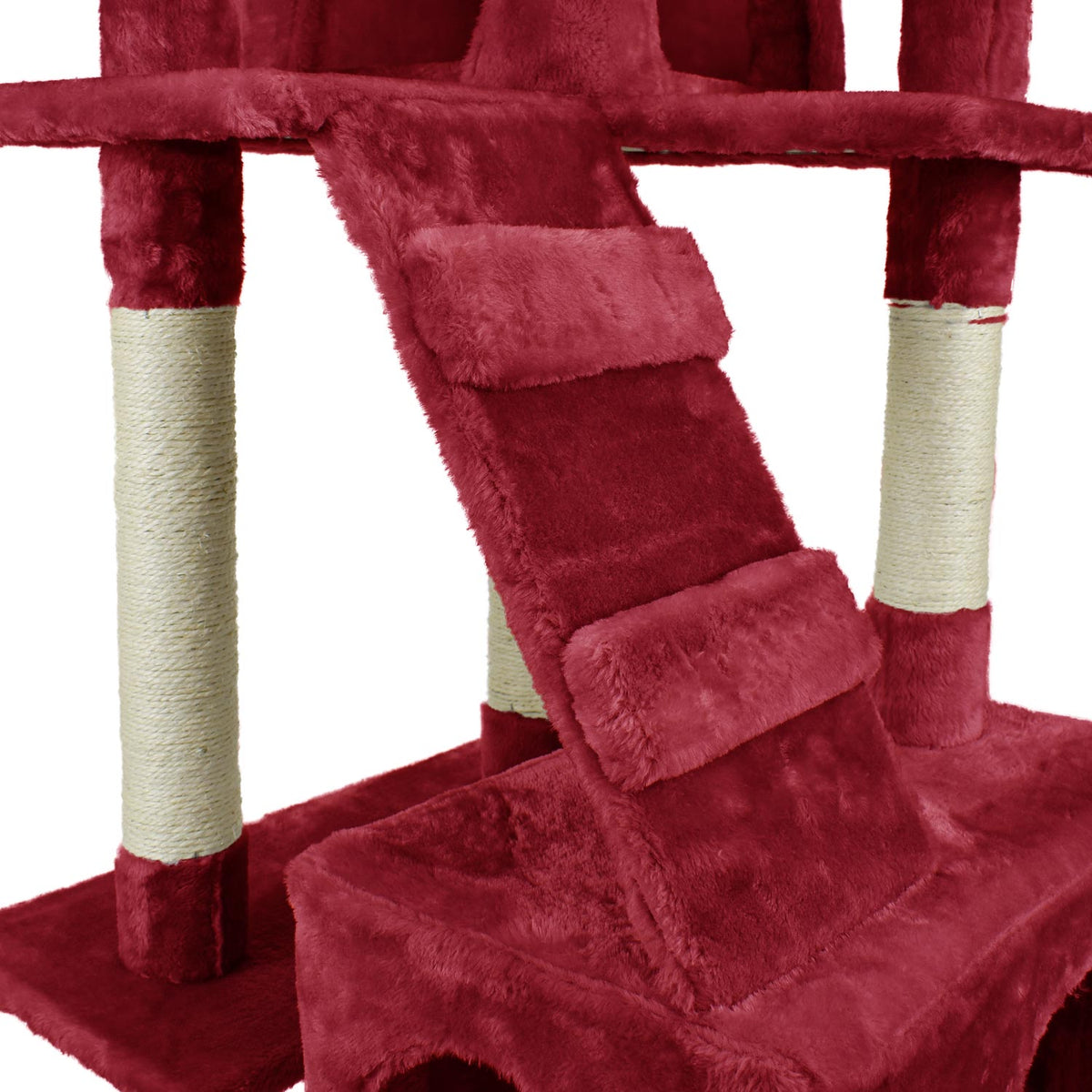 AQPET FRIENDS Kratzbaum Manhattan aus Sisal 170 cm für Katzen – Spiel, Spaß und Entspannung
