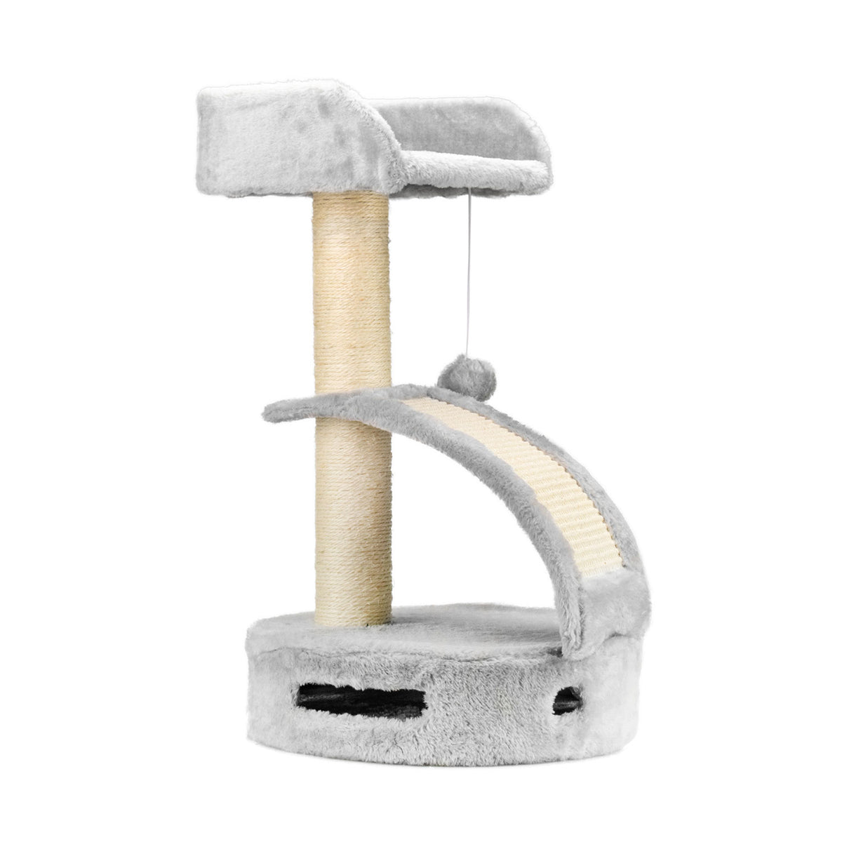 AQPET FRIENDS Kratzbaum Panama 58 cm für Katzen, Katzenspielzeug, Entspannung und Spaß für Katzen, Komfort, Haustier-Entspannung, Tiere