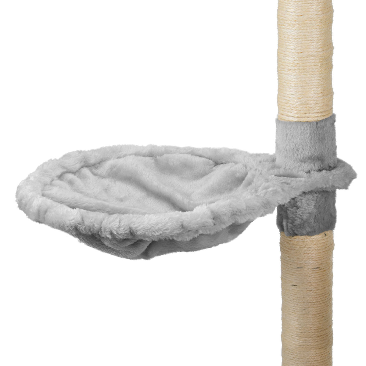 AQPET FRIENDS Kratzbaum Paris aus Sisal 138 cm für Katzen, Spielzeug Katze Entspannung & Spaß