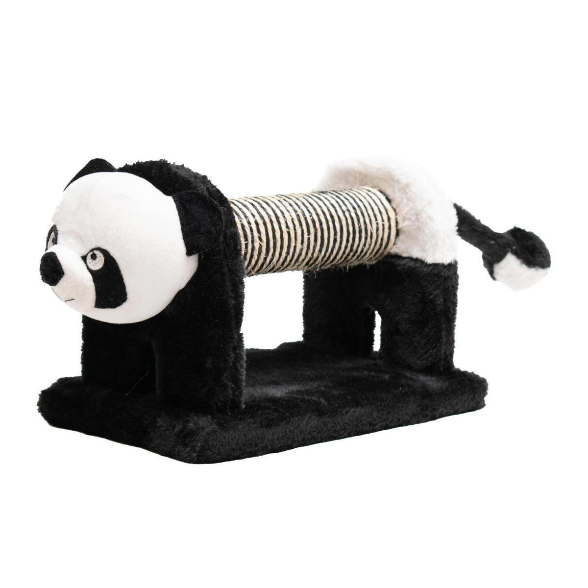 AQPET FRIENDS Kratzbaum Panda 56x18x18 cm für Katzen Spielzeug Katze Entspannung und Spaß