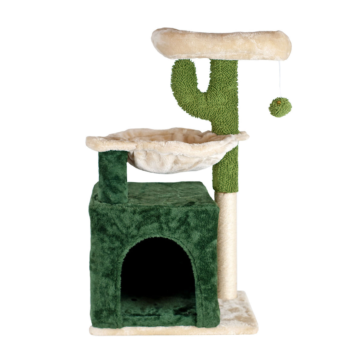 AQPET FRIENDS Kratzbaum Mexico 40X30X75 Cm Für Katzen Spielzeug Katze Entspannung Und Spaß