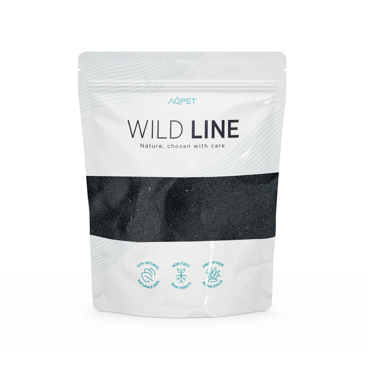 AQPET WILD SAND NATURSAND 5 KG – SCHWARZE TINTE