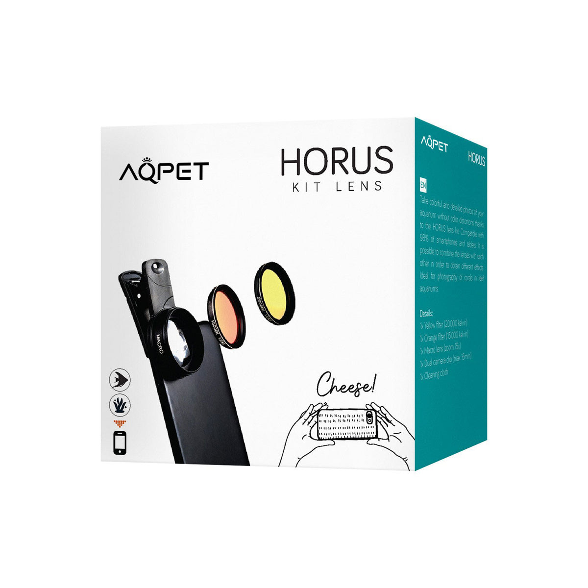 AQPET HORUS LINSEN-SET ZUM FOTOGRAFIEREN VON KORALLEN