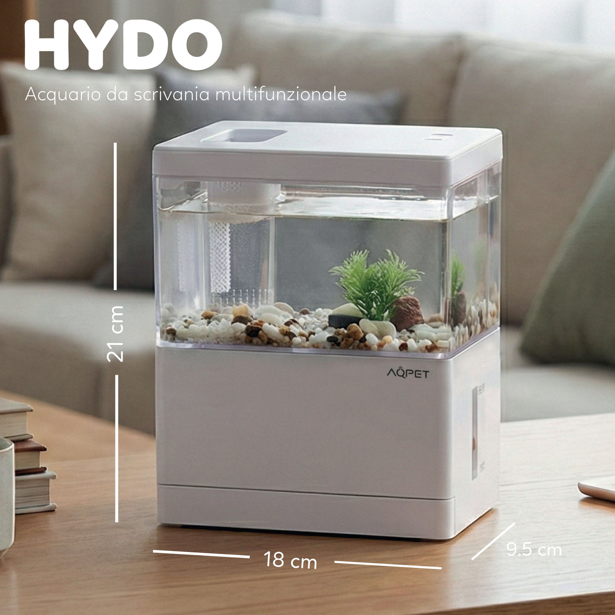 AQPET HYDO SCHREIBTISCH-AQUARIUM DOCKINGSTATION