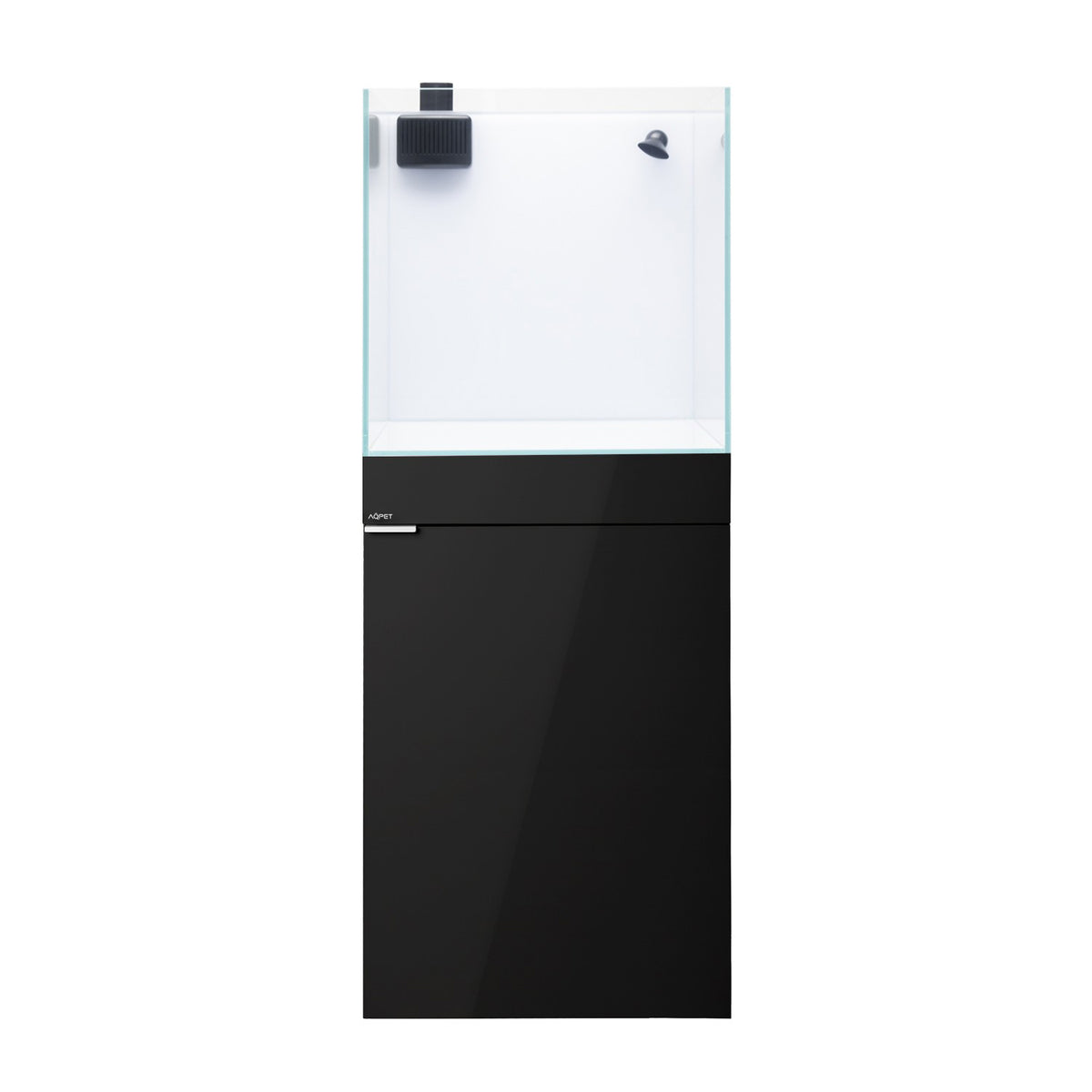 AQPET AQUARIUM KUBIC 50 REEF AUS OPTIWHITE-GLAS SCHWARZ
