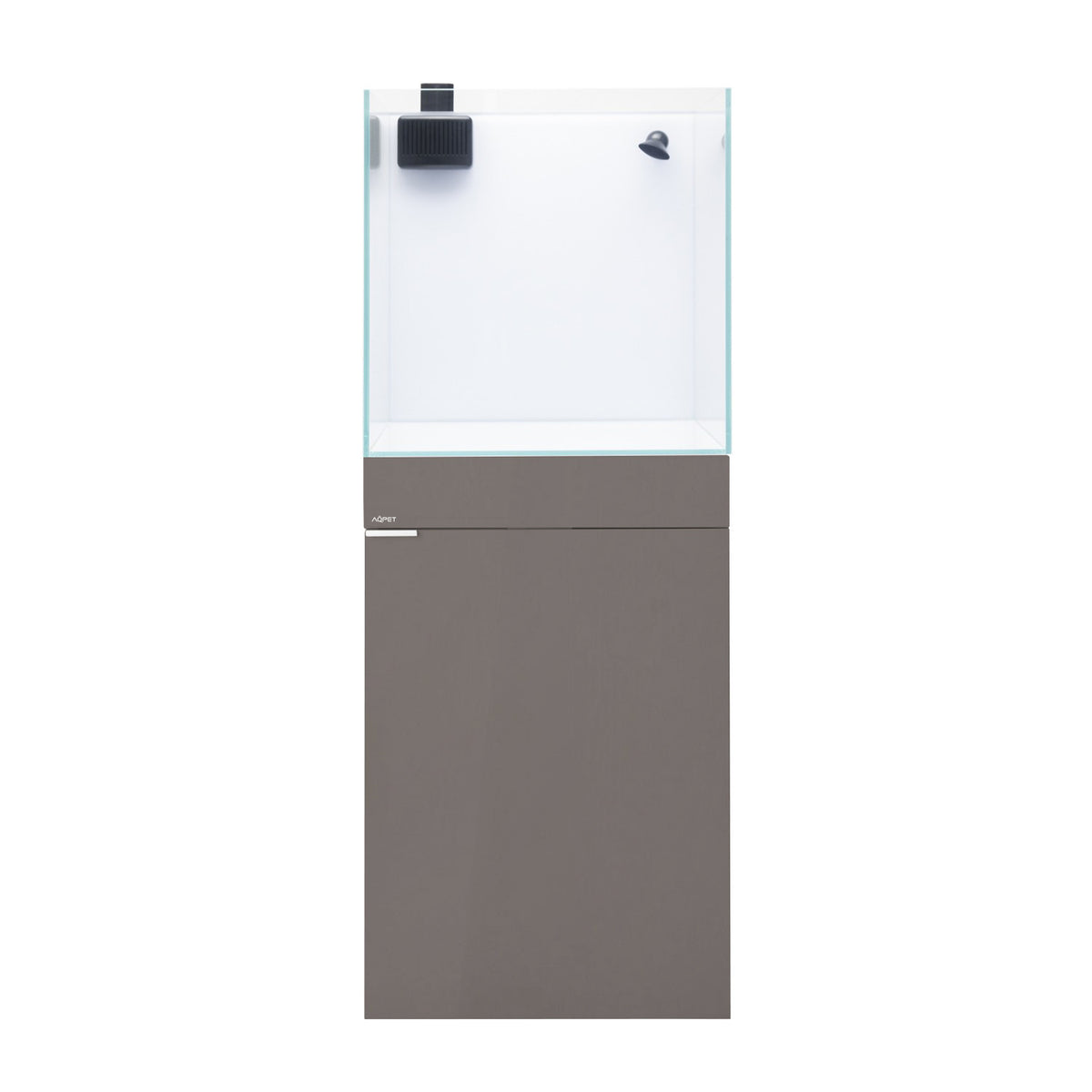 AQPET AQUARIUM-SET KUBIC 50 REEF AUS KRISTALLGLAS TAUBENGRAU