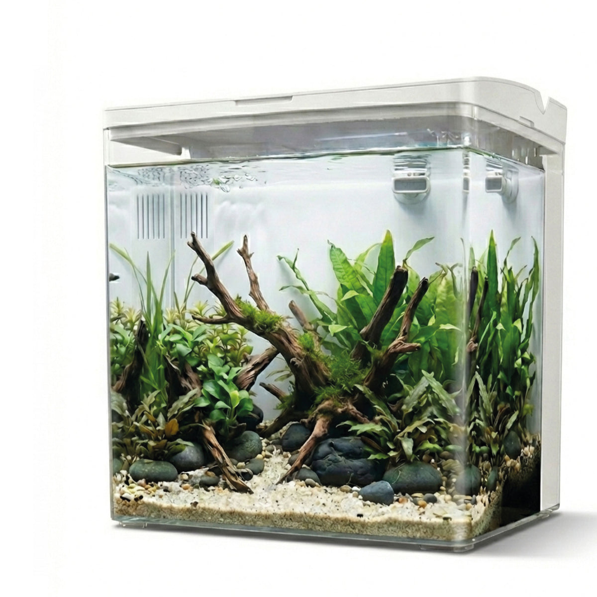AQPET NEYA SCHREIBTISCHAQUARIUM WEISS