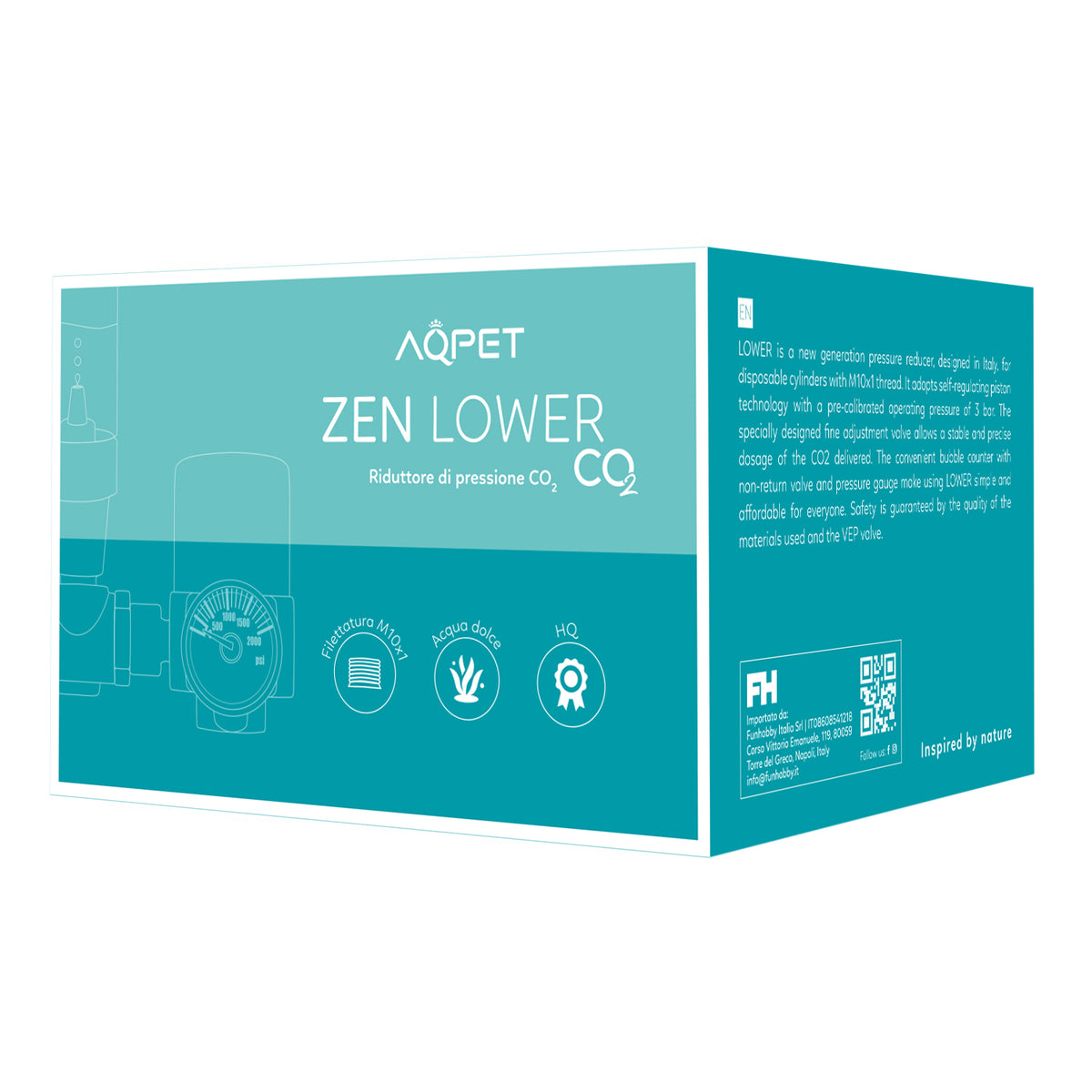 AQPET ZEN CO2-Druckminderer