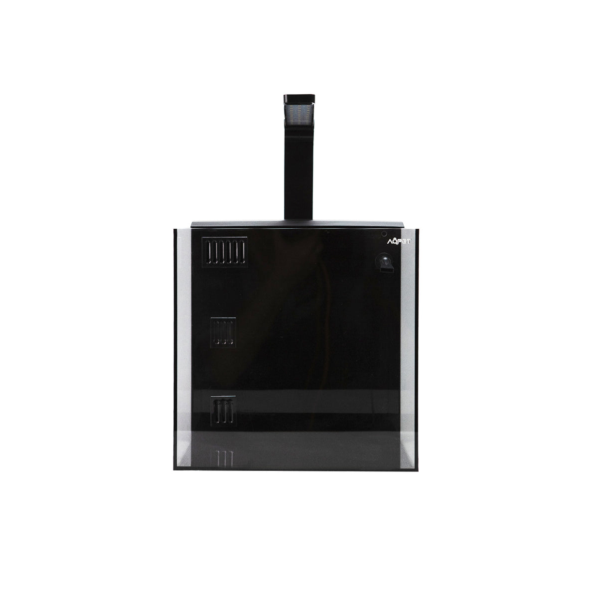 AQPET KUBIC 30 REAR SCHWARZ - MIT HINTEREM FILTER - 30X30X30 CM 5MM