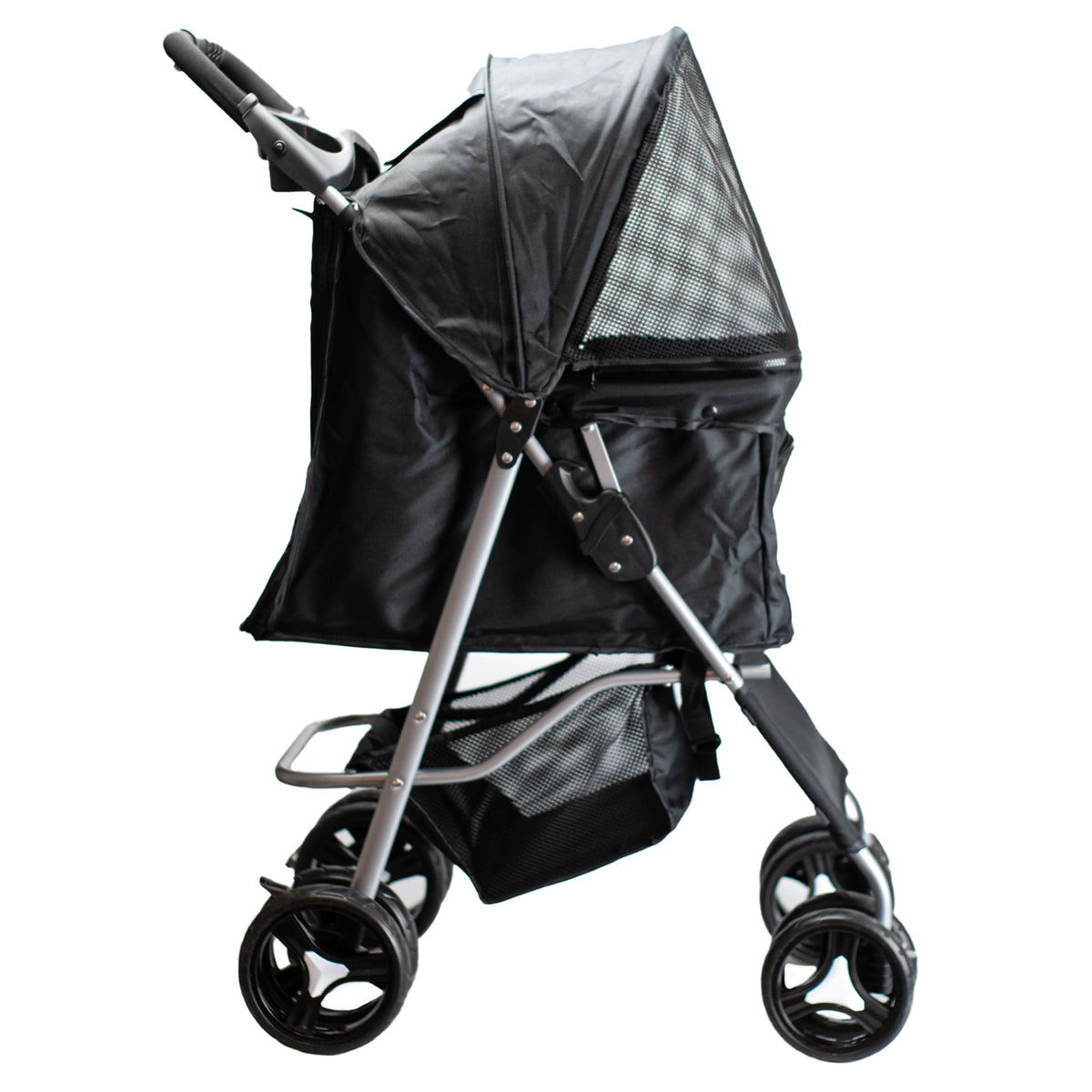 AQPET FRIENDS Bequemer und praktischer Kinderwagen für Hunde mittlerer/kleiner Größe für Hunde und Katzen Sichere Reise