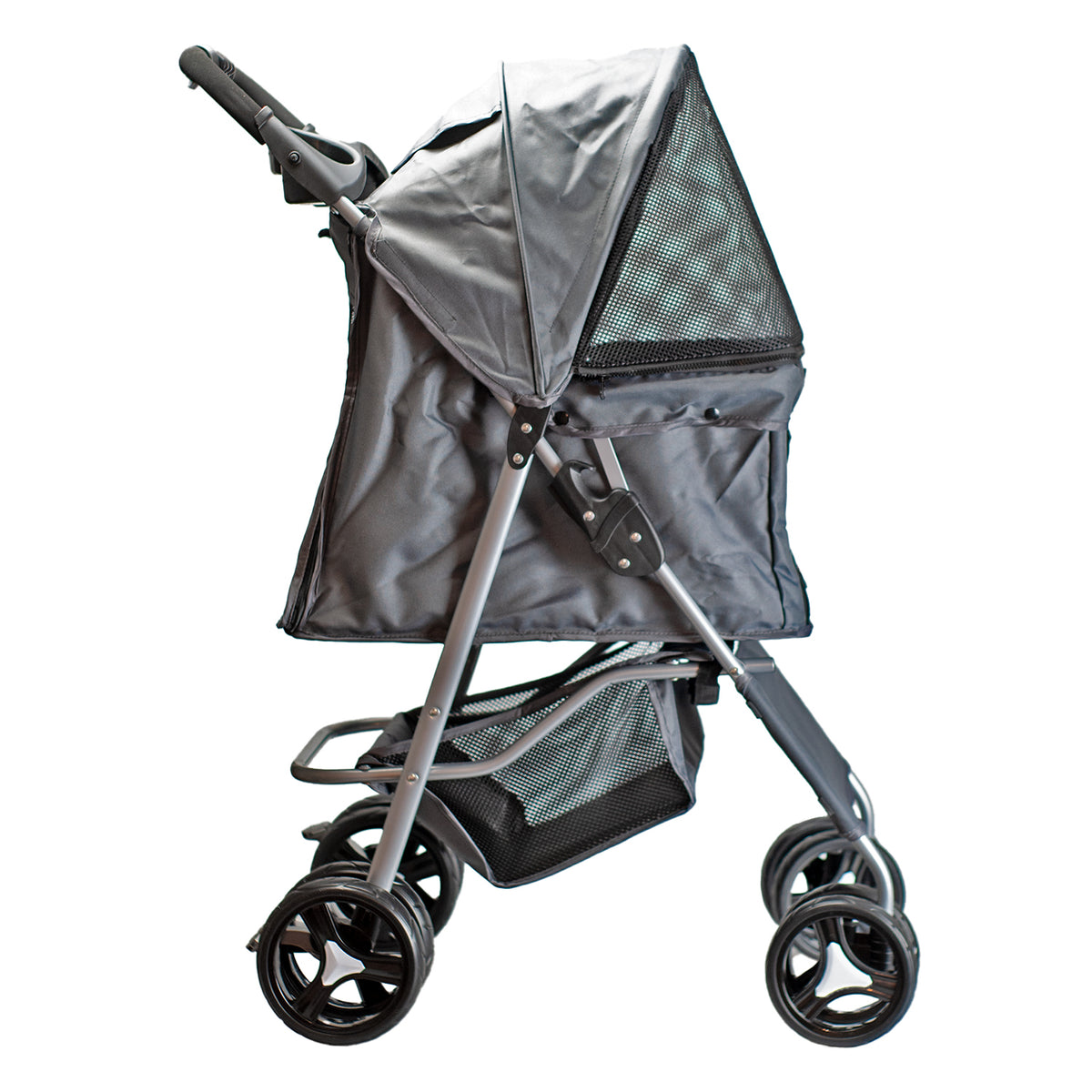 AQPET FRIENDS Bequemer und praktischer Kinderwagen für Hunde mittlerer/kleiner Größe für Hunde und Katzen Sichere Reise