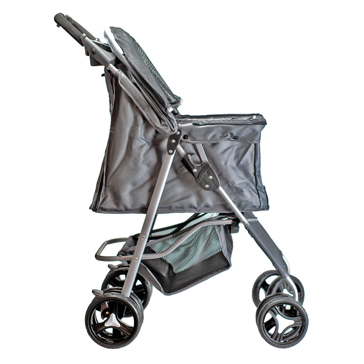 AQPET FRIENDS Bequemer und praktischer Kinderwagen für Hunde mittlerer/kleiner Größe für Hunde und Katzen Sichere Reise