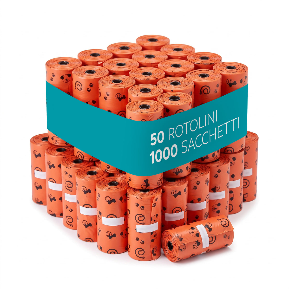 AQPET FRIENDS Doppelt reißfeste Hygienebeutel für Hunde - Größe Large 22x30 cm - Sparpackung mit 1000 Beuteln