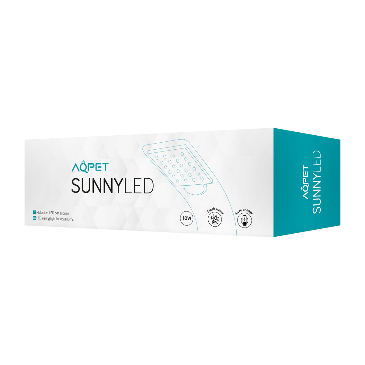 AQPET SUNNY LED-LAMPE X5 FÜR SÜSSWASSERAQUARIEN - SCHWARZ