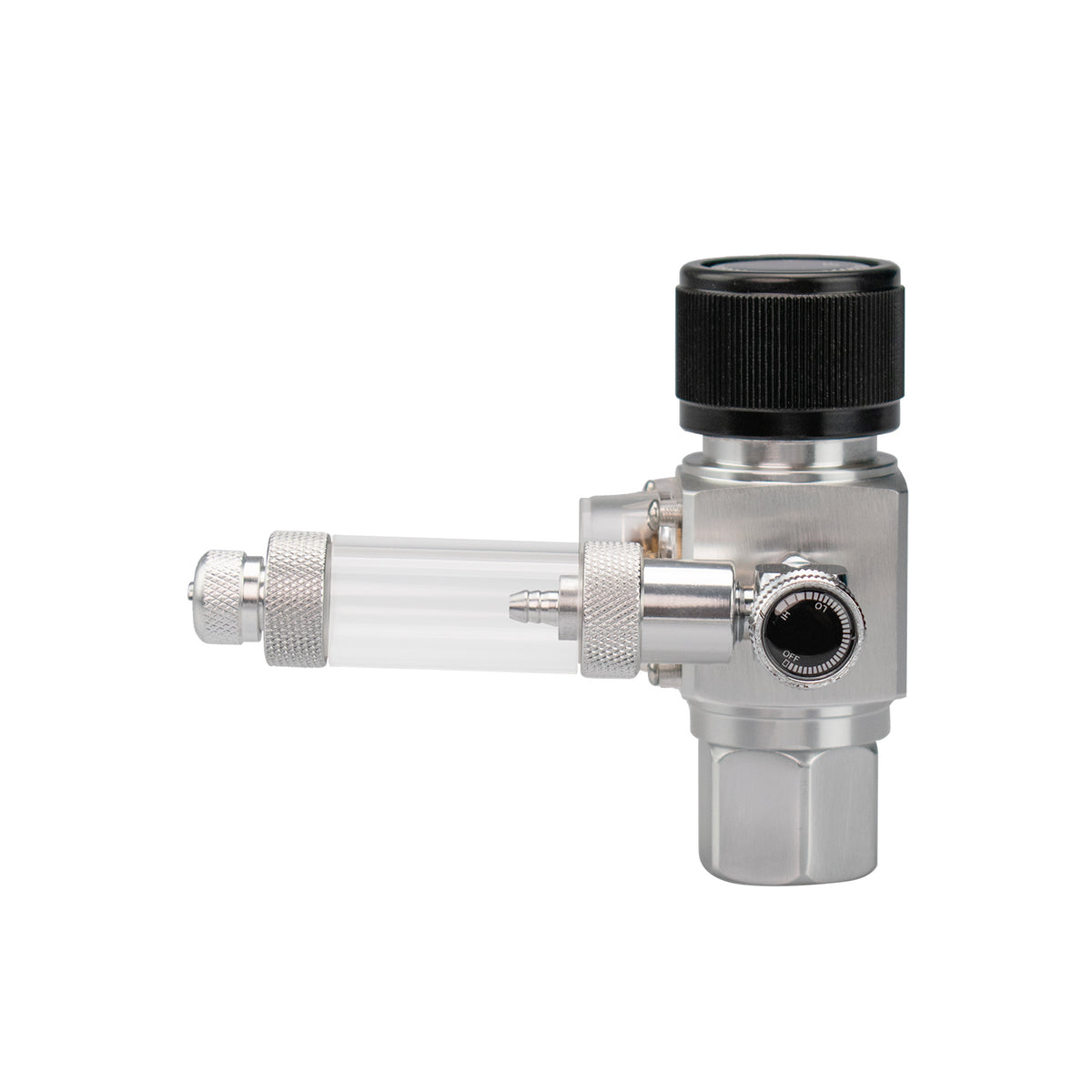 AQPET ZEN LOWER PRO CO2-Druckminderer für nachfüllbare Flaschen
