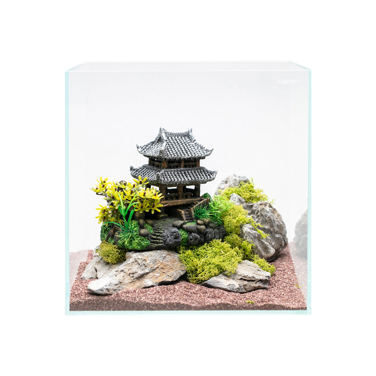 AQPET DECORART DEKORATIONEN FÜR AQUARIEN MOD. JAPAN TEMPEL 20*13.5*16