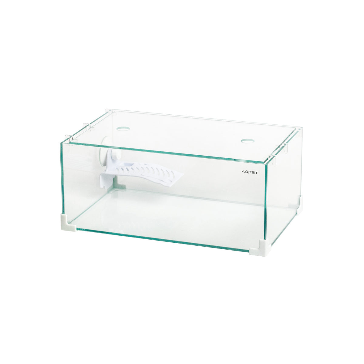 AQPET GLAS-SCHILDKRÖTENBECKEN TORTUGA 40 - 40X24X17 CM MIT INSEL