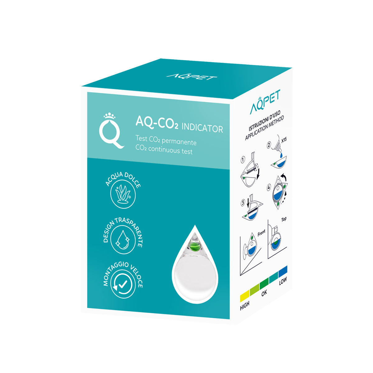 AQPET CO2 LIQUID INDICATOR INKLUSIVE 15 ML LÖSUNG.