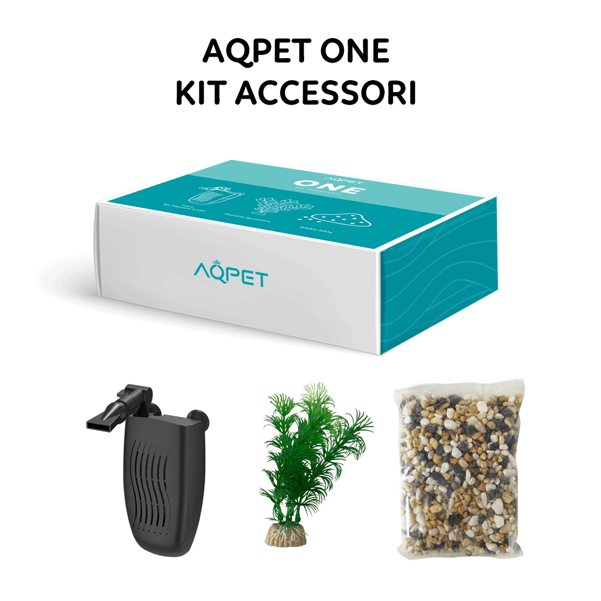 AQPET AQUARIUM ONE MINI AUS GLAS 20 LT 39x22x26h SCHWARZ