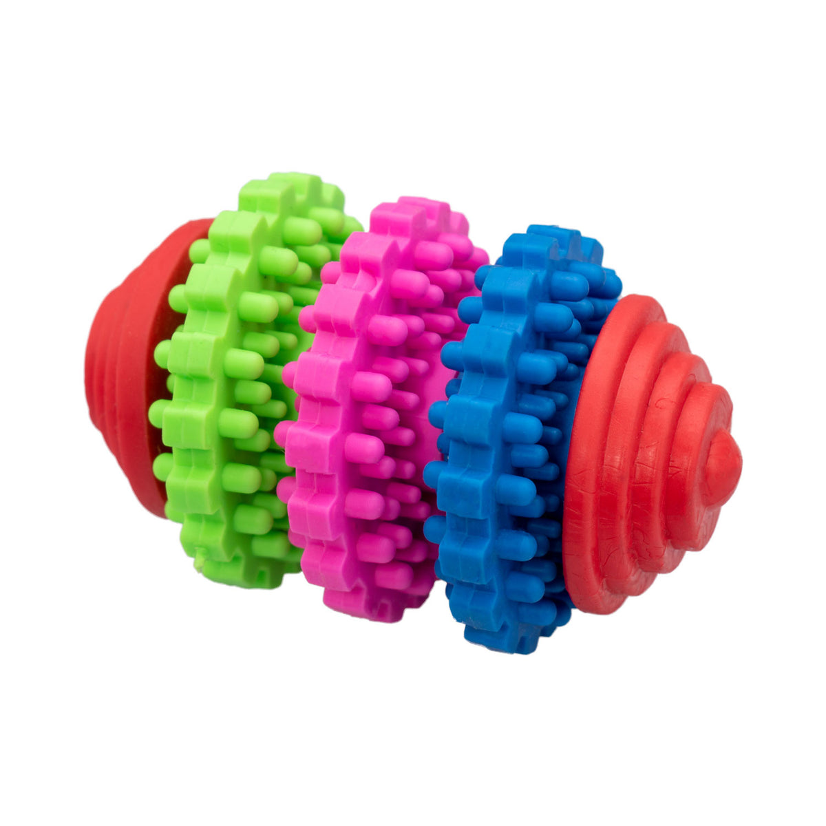 AQPET FRIENDS AQPET Hundespielzeug Dental-Farbzylinder aus Gummi Spielzeug für Hunde Spaß Haustier