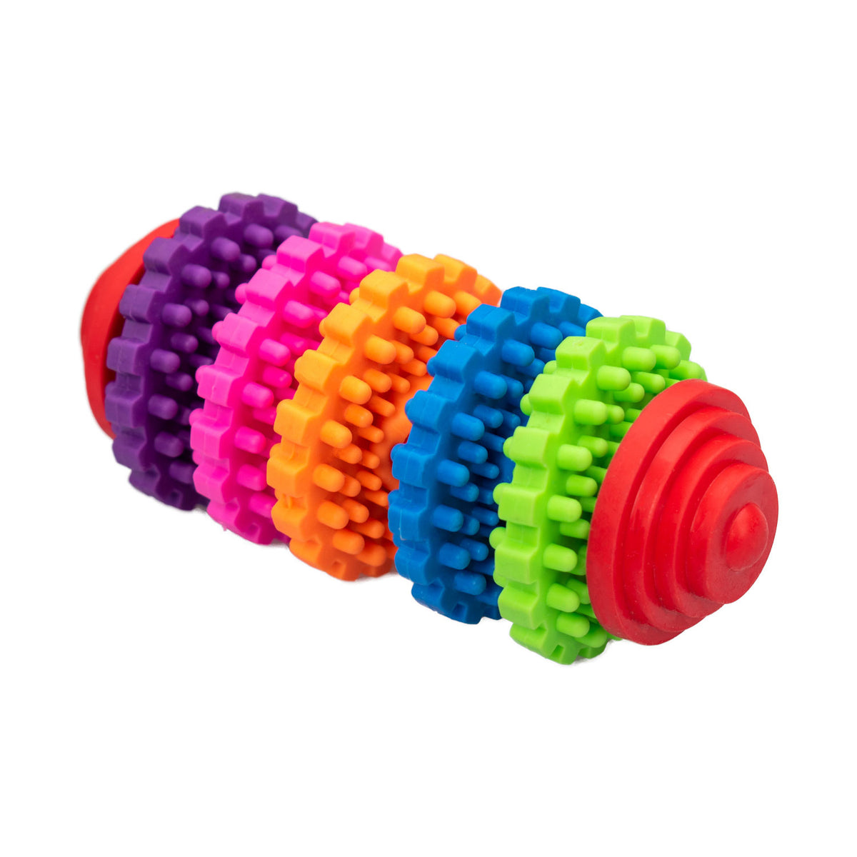 AQPET FRIENDS AQPET Hundespielzeug Dental-Farbzylinder aus Gummi Spielzeug für Hunde Spaß Haustier