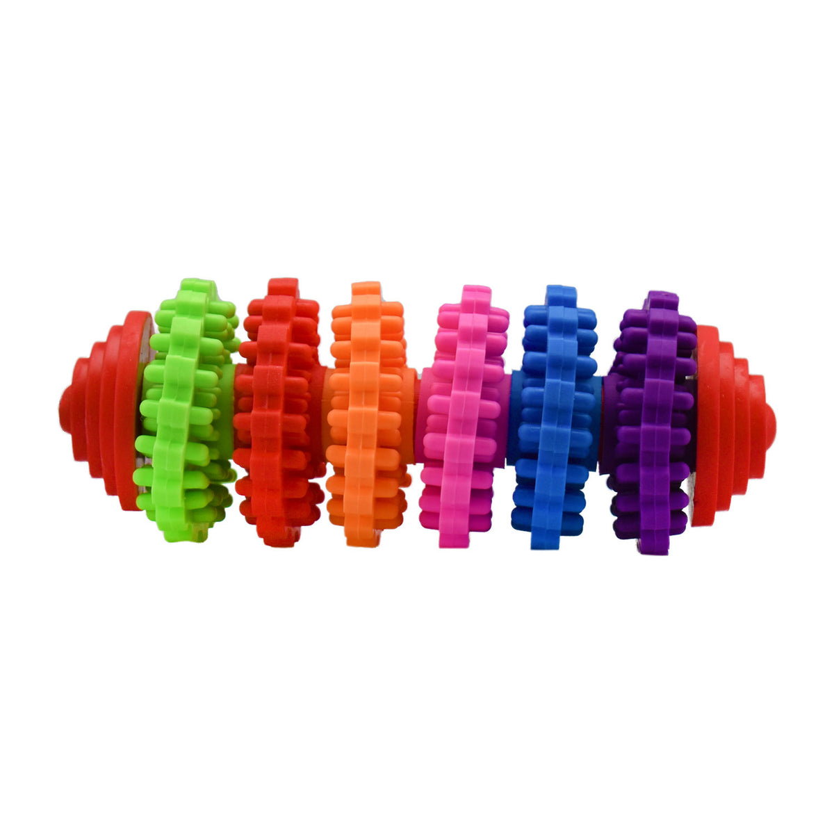 AQPET FRIENDS AQPET Hundespielzeug Dental-Farbzylinder aus Gummi Spielzeug für Hunde Spaß Haustier
