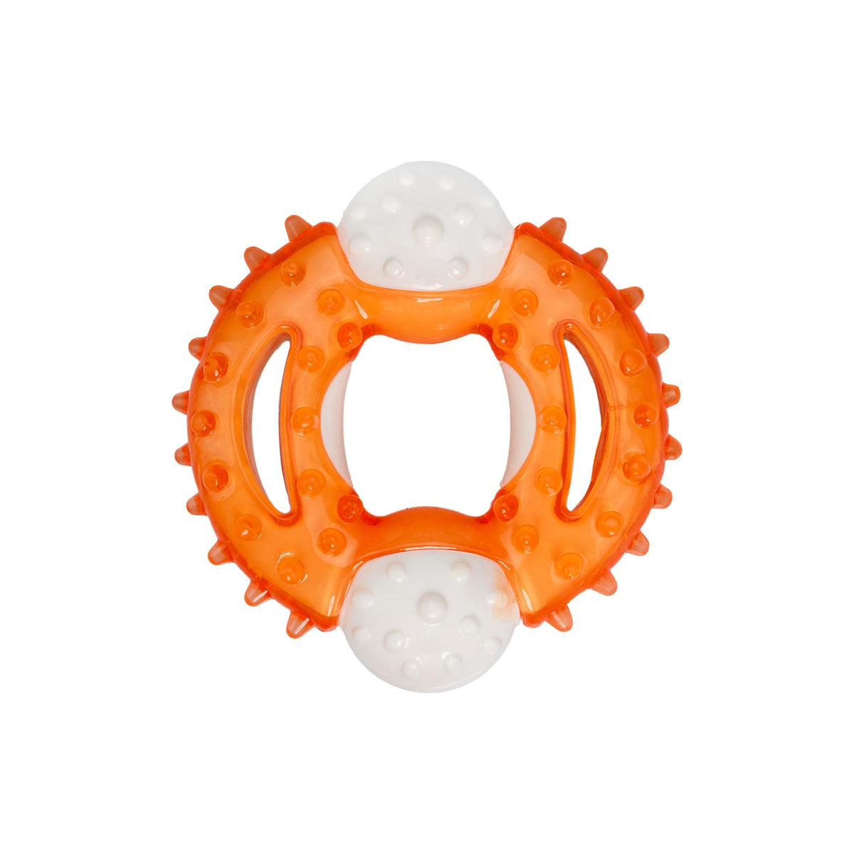AQPET FRIENDS AQPET Spielzeug für Hunde Strong Donut aus Gummi 10.5 X 10 X 2.5 cm Spielzeug für Hunde Spaß Haustier