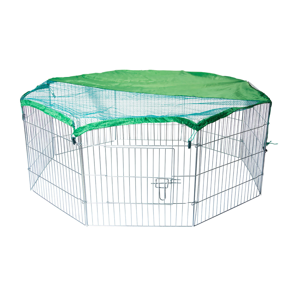 AQPET FRIENDS Außengehege für Tiere 60x60cm - Box mit Sonnenschutznetz für Hunde, Katzen und Nagetiere - Sicheres und robustes Gehege für Garten und Freiflächen