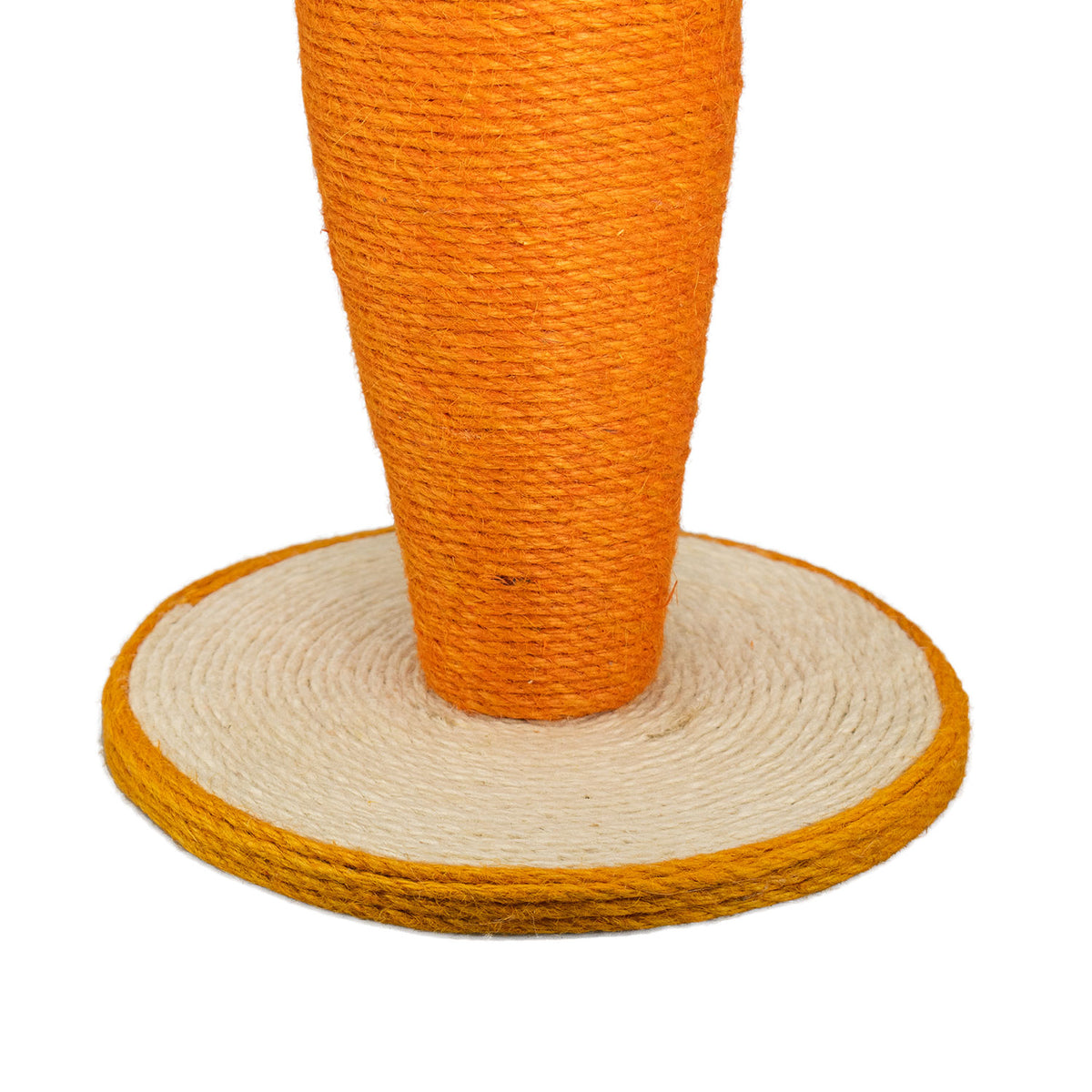 AQPET FRIENDS Kratzbaum Karotte Karotte 30 cm mit Katzenhöhle Katzenbaum Spielplatz Spiel Kratzbaum für Katze, Orange